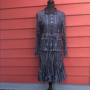 Alison Sheri skirt and blazer suit set